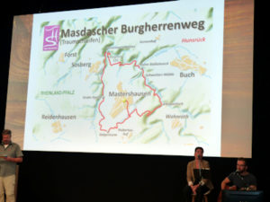 Masdascher Burgherrenweg auf der TourNatur Wandermesse & Trekkingmesse in Düsseldorf